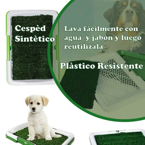 BAÑO ECOLÓGICO Y PORTÁTIL PARA MASCOTAS