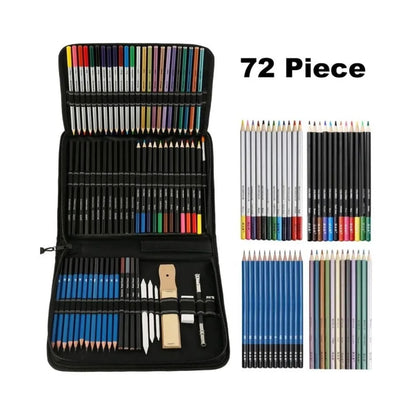 Kit de 72 Lápices de Colores para Dibujo