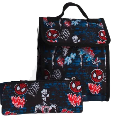 Mochila, Lonchera, Estuche y Botella para el agua de Spiderman